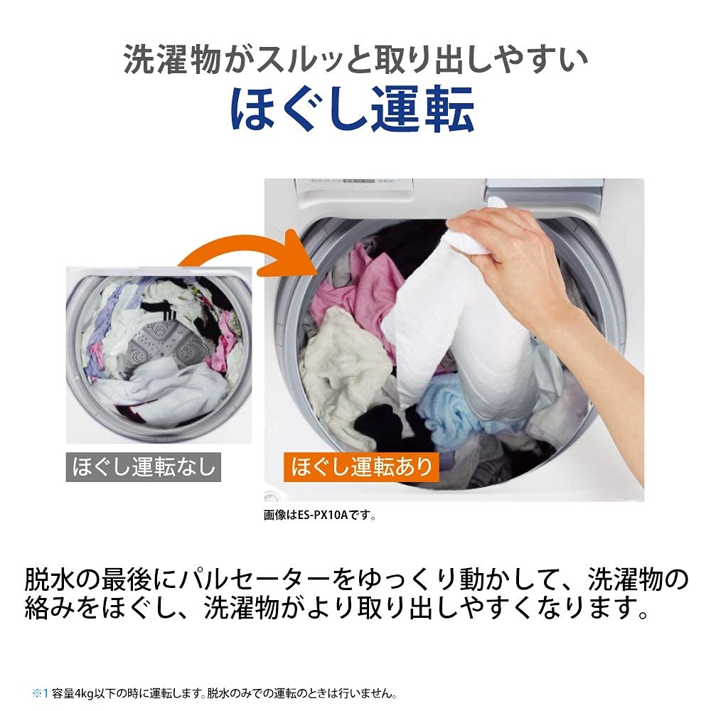 徹底検証】シャープ 全自動洗濯機 ES-GE5E-Wのレビュー・評判・口コミ