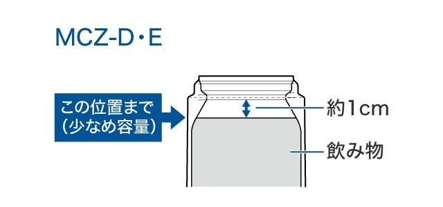 飲み物を入れる