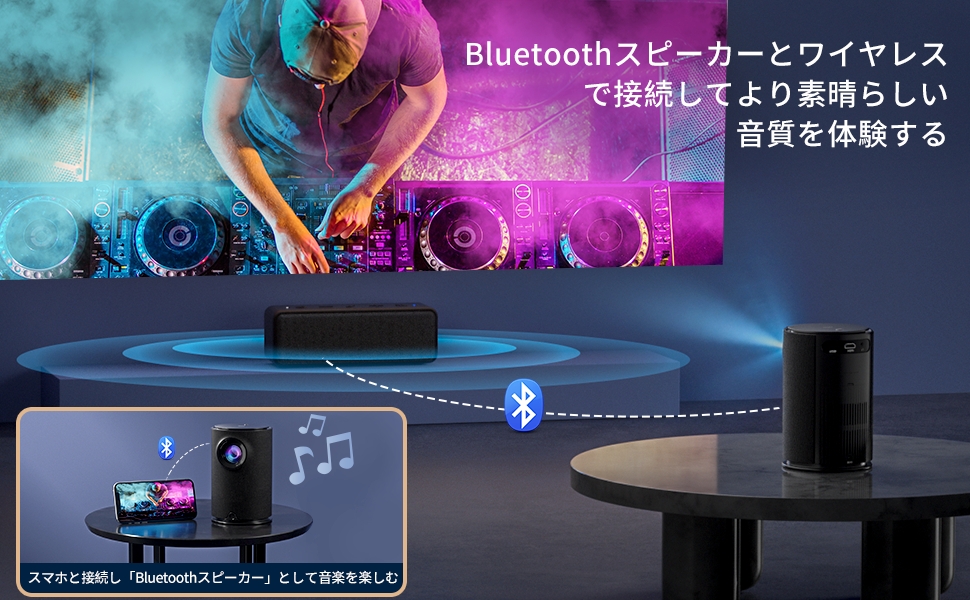 双方向のBluetooth技術搭載